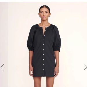 STAUD Mini Vincent Dress - Black